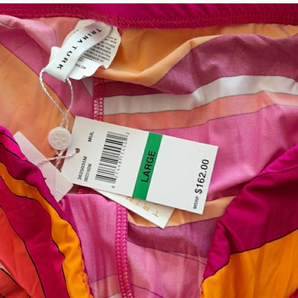 NEW TRINA TURK  vivid Viata spa  and swim collection size L - Picture 5 of 12